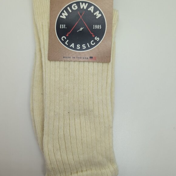 Wigwam 625 Original Wool Athletic Sock - 2 Pairs - Large - New with Tags - Picture 2 of 2